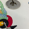 Load image into Gallery viewer, Christian Dior White Multicolor Animals Embroidered Smooth Calfskin Medium Lady Dior Bag