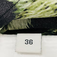 Load image into Gallery viewer, Givenchy Green / Black Animal Print Silk Blouse