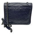 Load image into Gallery viewer, Saint Laurent Deep Marine Crinkled Calfskin Niki Wallet On Chain