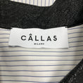 Load image into Gallery viewer, Callas White / Blue / Black Striped Cotton Blouse