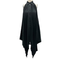Load image into Gallery viewer, Rosetta Getty Black Pleated Shirtdress
