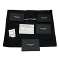 Load image into Gallery viewer, Saint Laurent Deep Marine Crinkled Calfskin Niki Wallet On Chain