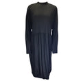 Load image into Gallery viewer, Sofie D'Hoore Black Long Sleeved Wool Midi Dress