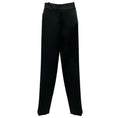 Load image into Gallery viewer, Giorgio Armani Black Tuxedo Style Satin Trousers