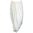 Load image into Gallery viewer, Dries Van Noten White Habrina Draped Jersey Asymmetric Midi Skirt
