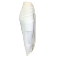 Load image into Gallery viewer, Dries Van Noten White Habrina Draped Jersey Asymmetric Midi Skirt
