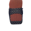 Load image into Gallery viewer, Fendi Black / Yellow / Red Houndstooth Jacquard Loafers / Flats
