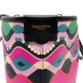 Load image into Gallery viewer, Emilio Pucci Teal / Fuchsia Multi Color Tote Bag