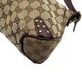 Load image into Gallery viewer, Gucci Burgundy Leather GG Monogram Gold Horsebit Chain Flap Shoulder Bag