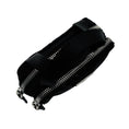 Load image into Gallery viewer, Prada Black Logo Plaque Double Zip Tessuto Mini Bag