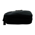 Load image into Gallery viewer, Prada Black Logo Plaque Double Zip Tessuto Mini Bag