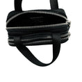 Load image into Gallery viewer, Prada Black Logo Plaque Double Zip Tessuto Mini Bag