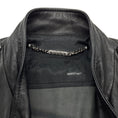 Load image into Gallery viewer, Barbara Bui Black Leather Quilted Sleeve Moto Jacket
