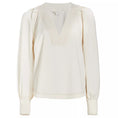 Load image into Gallery viewer, Veronica Beard Ivory Osler Tunic Top
