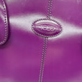 Load image into Gallery viewer, Tod's Purple Shiny Leather Double Top Handle Tote Handbag