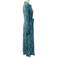 Load image into Gallery viewer, Saloni Caudex Turquoise Vanessa B Dress