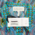 Load image into Gallery viewer, Saloni Caudex Turquoise Vanessa B Dress