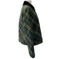 Load image into Gallery viewer, Burberry Green / Black Corduroy Trimmed Quilted Checked Cotton Twill Jacket
