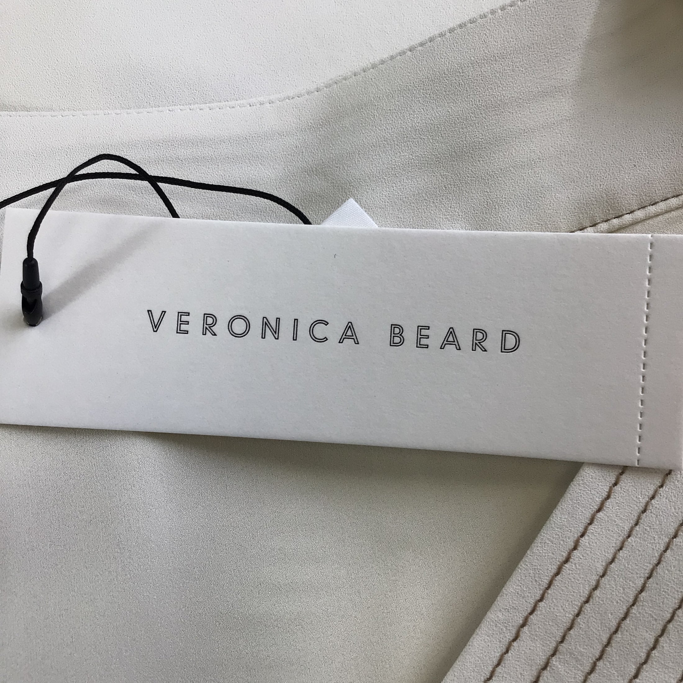 Veronica Beard Ivory Osler Tunic Top