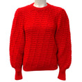 Load image into Gallery viewer, Alix of Bohemia Rouge Wool Hand Knit Cable Sweater