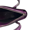 Load image into Gallery viewer, Tod's Purple Shiny Leather Double Top Handle Tote Handbag