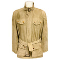 Load image into Gallery viewer, Ralph Lauren Collection Tan Suede Safari Jacket with Belt