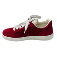 Load image into Gallery viewer, Chanel Red Suede Low Top Sneakers