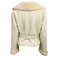 Load image into Gallery viewer, Fleurette Pearl Shearling Jacket with Belt