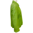 Load image into Gallery viewer, Akris Lime Green Leather Jacket