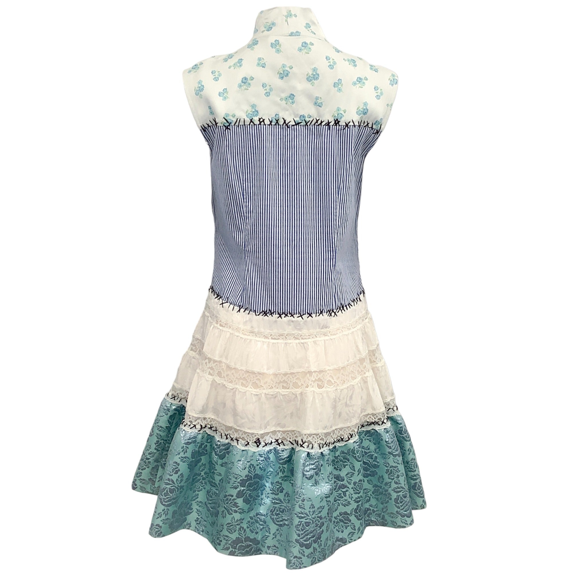 Moschino Blue / White Mixed Fantasy Dress