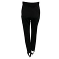 Load image into Gallery viewer, Altuzarra Black High Waisted Viscose and Nylon Stretch Tapered Equestrian Pants with Stirrups