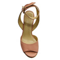 Load image into Gallery viewer, Jimmy Choo Blush Pink Leather Wedge Sandals