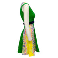 Load image into Gallery viewer, Peter Pilotto Green / Yellow Tandom Crepe Sleeveless Dress
