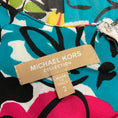 Load image into Gallery viewer, Michael Kors Collection Black Multi 2019 Printed Silk Chiffon Dress