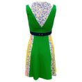 Load image into Gallery viewer, Peter Pilotto Green / Yellow Tandom Crepe Sleeveless Dress
