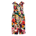 Load image into Gallery viewer, Cushnie et Ochs Multi Floral Cap Sleeved Fitted Dress