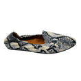 Load image into Gallery viewer, Lanvin Ivory / Black Snakeskin Flats