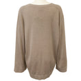 Load image into Gallery viewer, Toteme Taupe Mink Silk / Cashmere V Neck Sweater