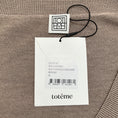 Load image into Gallery viewer, Toteme Taupe Mink Silk / Cashmere V Neck Sweater