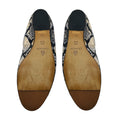 Load image into Gallery viewer, Lanvin Ivory / Black Snakeskin Flats