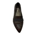 Load image into Gallery viewer, Brunello Cucinelli Brown Pointed Toe Leather Loafer Flats with Monili