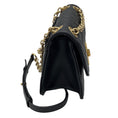 Load image into Gallery viewer, Salvatore Ferragamo Black Gancini Quilted Leather Crossbody Bag with Gold Hardware