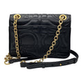 Load image into Gallery viewer, Salvatore Ferragamo Black Gancini Quilted Leather Crossbody Bag with Gold Hardware