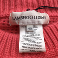 Load image into Gallery viewer, Lamberto Losani Flamingo Pink Floral Cashmere Knit Sweater
