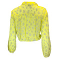 Load image into Gallery viewer, Forte Forte Yellow / Silver Metallic Sky of Stars Knotted Top

