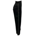 Load image into Gallery viewer, Veronica Beard Black Millicent Satin Tuxedo Pant