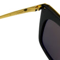 Load image into Gallery viewer, Cartier Black / Gold Panthère Light 55MM Round Sunglasses