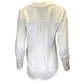 Load image into Gallery viewer, L'Agence White Jaslynn Ruffled Silk Blouse
