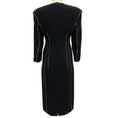 Load image into Gallery viewer, Dries van Noten Black Jersey Dress with Crystal Details