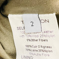 Load image into Gallery viewer, Thakoon Taupe Lambskin Leather Jacket with Grey Wool Knit Trim